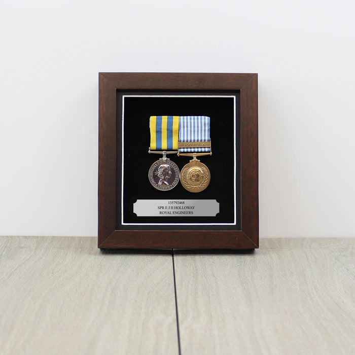 Medal Display Case for 2 Mounted Medals