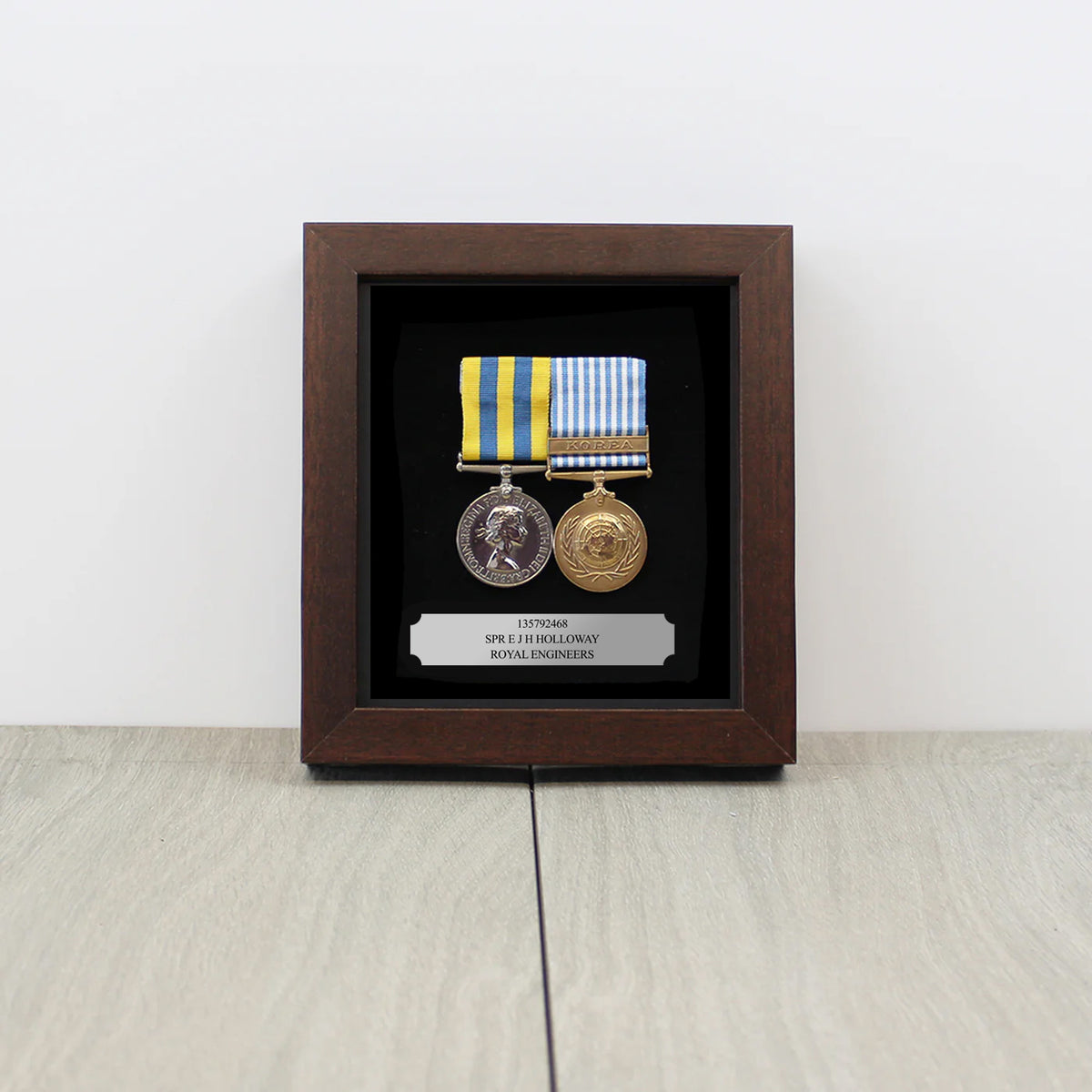 Large Wood Medal Case orders (3 Panels) - Color Options Available