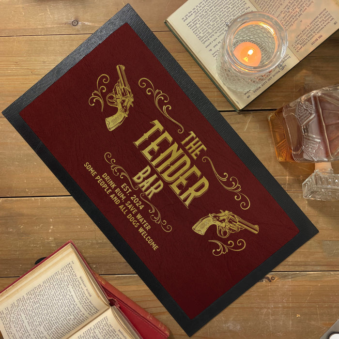 Garrison Tavern Peaky Blinders Themed Bar Mat Set