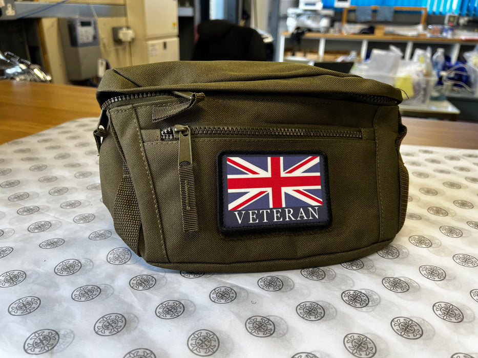 Military Inspired Utility Waistpack with Veteran Patch