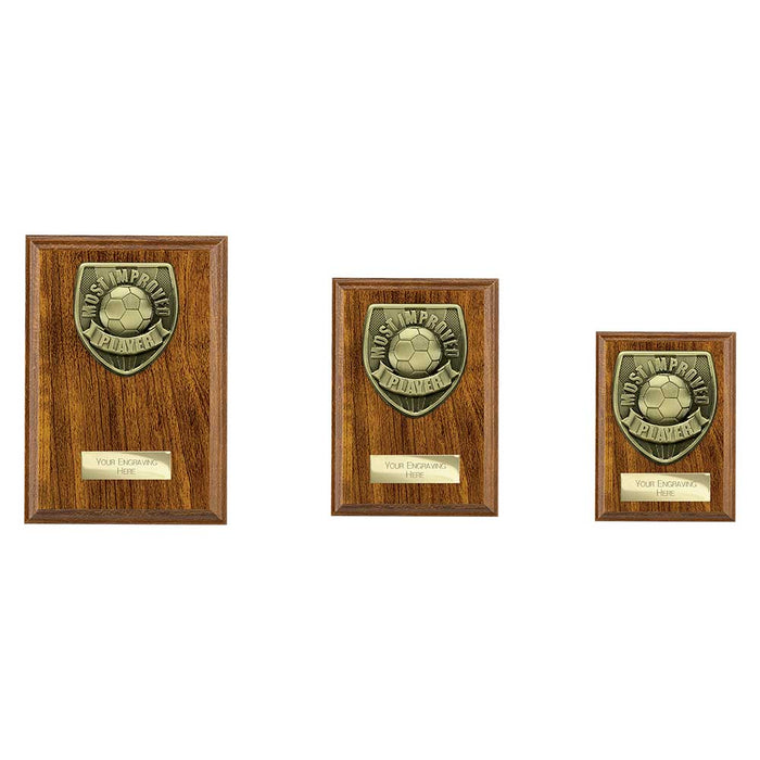 Cobra Plaque Most Improved Player Award - Black Finish