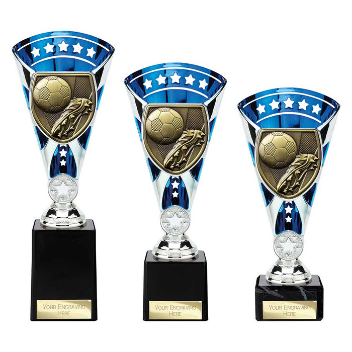 Cobra Star Cup Football Boot & Ball - Blue