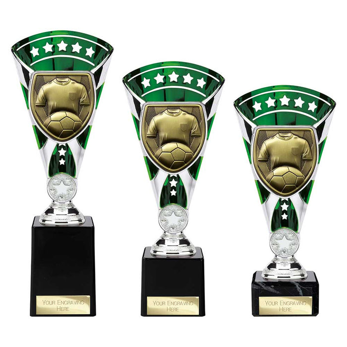 Cobra Star Cup Football Shirt & Ball - Green
