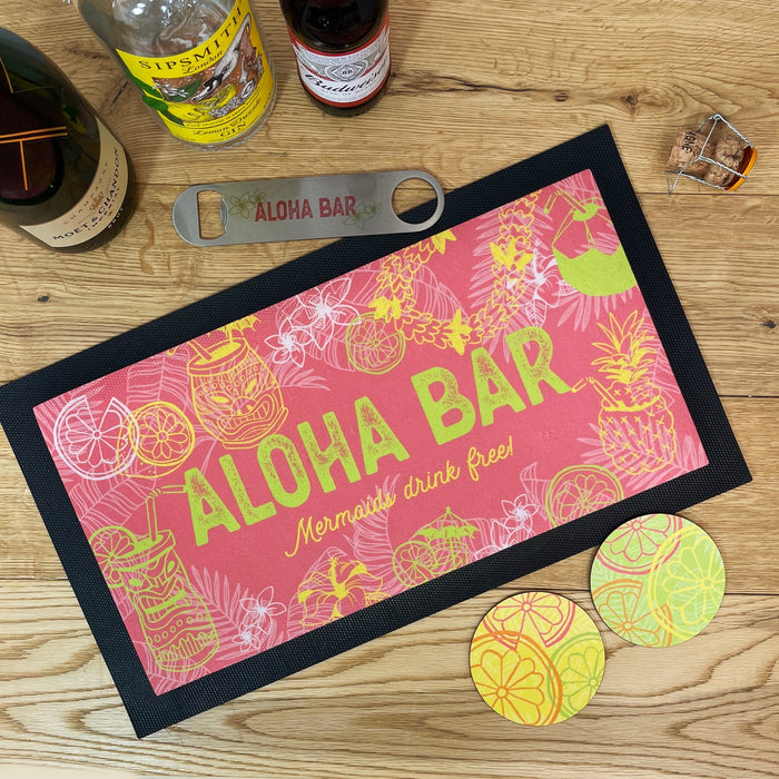 Personalised Tiki Bar Home Pub Set