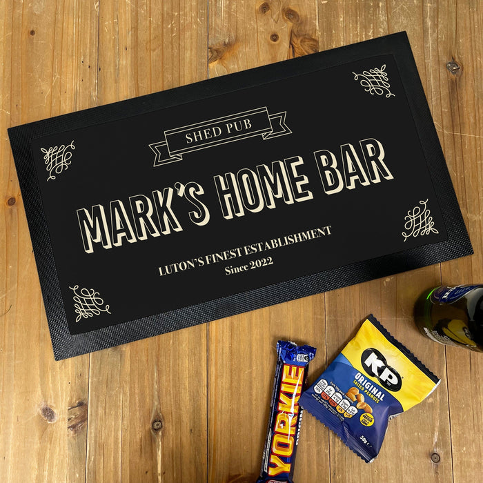 Personalised Bar Accessories with County Pub Design