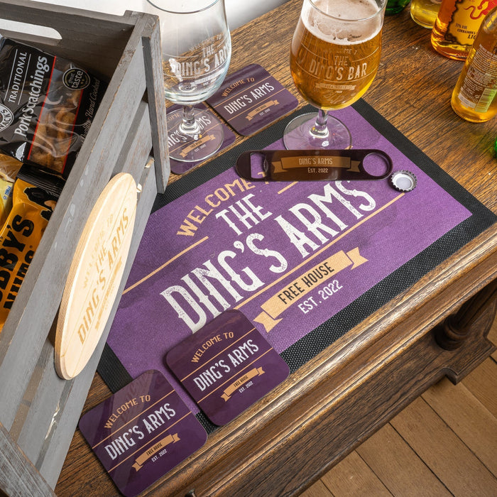 Garrison Tavern Peaky Blinders Themed Bar Mat Set