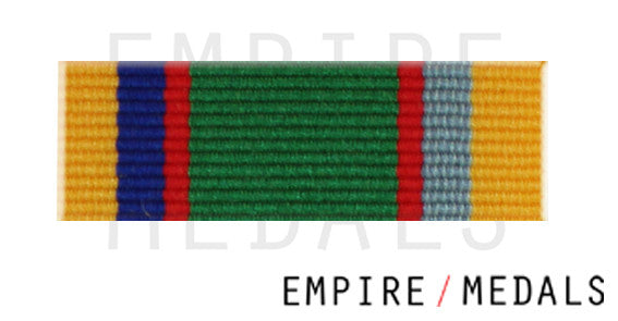 Cadet Forces Medal Ribbon Bar with Gold Rosette