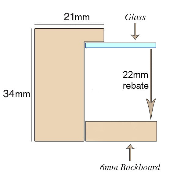 30 x 22.5cm Medal Display Case