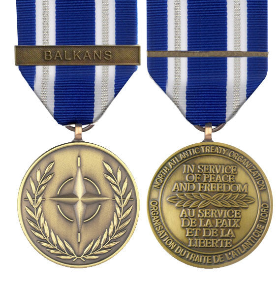 NATO Balkans Full Size Medal