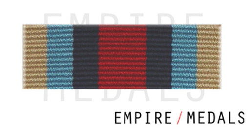 OSM Afghanistan Medal Ribbon Bar with Rosette