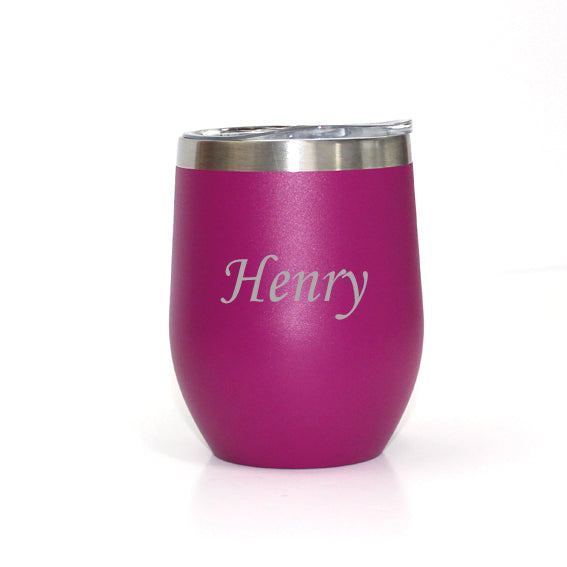 Personalised 350ml Thermal Mug - Berry