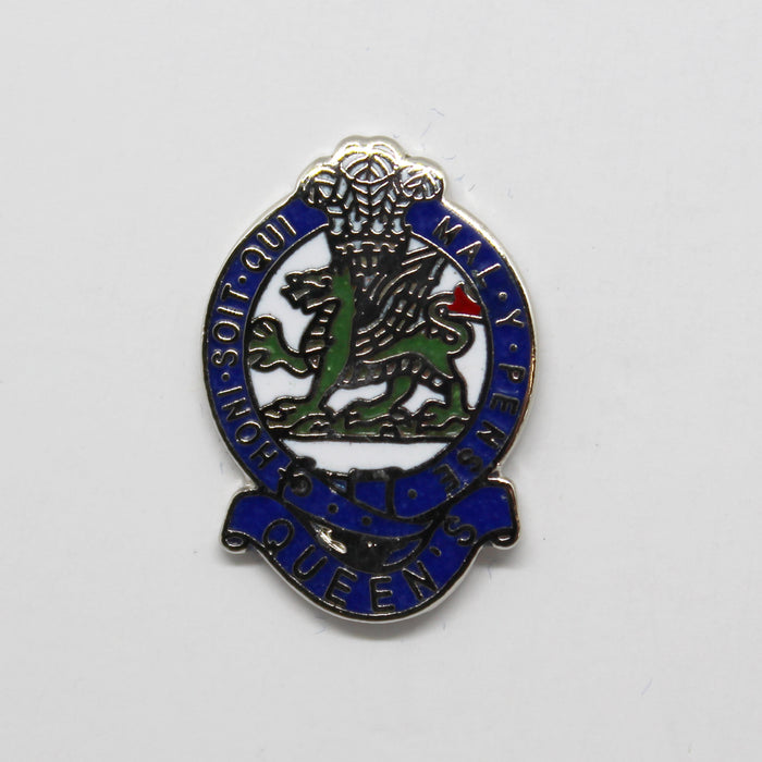 Queens Regiment Lapel Pin