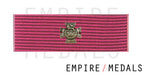 Victoria Cross ribbon brooch bar with emblem