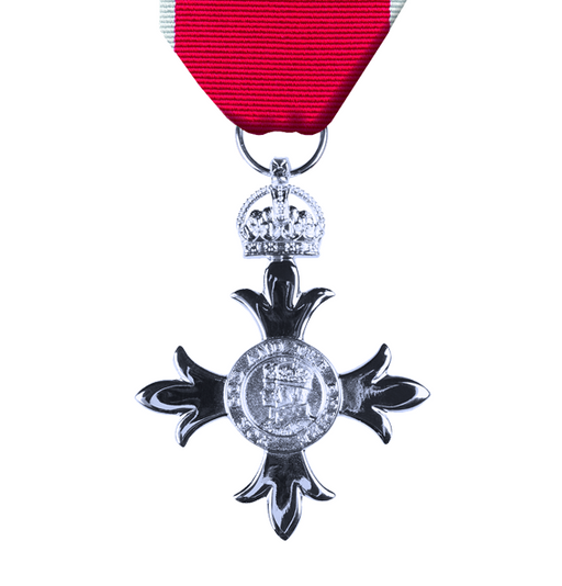 civilian mbe award and ribbon