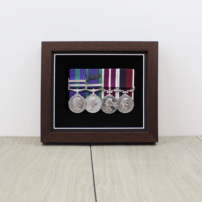 Freestanding Medal Display Case for 3 to 4 Medals