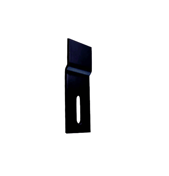 Offset Fixing Bracket - 35 x 10mm - Zinc Alloy - Black Finish